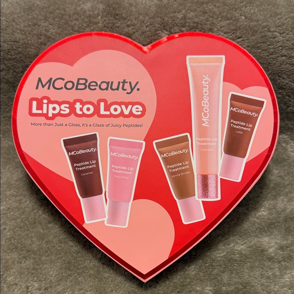 MCoBeauty Lips To Love lip gloss set of 5. New